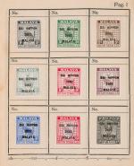 Malaya / Japanese Occupation / Johore. Stamp Collection: Vintage Booklet with 64