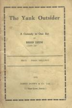 Drum, The Yank Outsider - A Comedy in one Act.