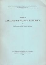 Munch-Petersen, Dedicated to Carl Julius Munch-Petersen on the Occasion