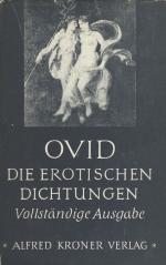 Ovid. Die erotischen Dichtungen.