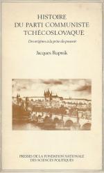 Rupnik, Histoire du part communiste Tchécoslovaque.