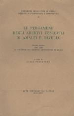 Pescatore, Le Pergamene dell’Archivio Arcivescovile di Amalfi 