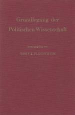 Flechtheim, Grundlegung der politischen Wissenschaft.