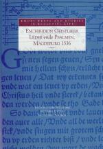 Crist - Enchiridion Geistliker Leder unde Psalmen, Magdeburg 1536.
