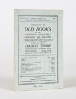Thorp, Catalogue Of Old Books On The Topography, Archaeology, Genealogy And Hera