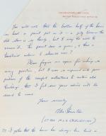 Luke, Letter to and from Colonel Miles Skewes-Cox.