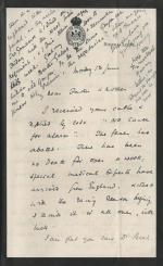 Harry Lukach / [later Sir Harry Luke] – Collection of ninetythree (93) Manuscript Letters Signed (MLS) written from his first posting in Sierra Leone