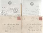 Four Manuscript letters from Sir Harry Luke’s friend, Lieut.Colonel Harry Pirie-Gordon (Military Editor)