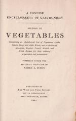 Simon, FISH – Comprising an Alphabetical List of Edible Fishes and a Selection of American, English and French Recipes 