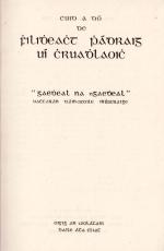 Ó Cruadhlaoich, Pádraig (1861 – 1949) – Cuid a do de Filideact Padraig Ui Cruadlaoic