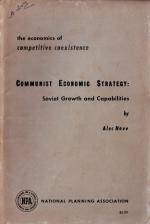 Nove, Collection of First Editions (including one signed Pamphlet) by Alexander [Alec] Nove