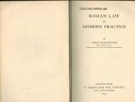 Mackintosh, Roman Law in Modern Practice.