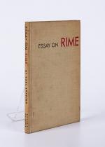 Shapiro, Essay on Rime.