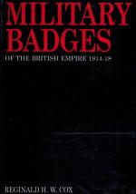 Cox, Military Badges of the British Empire 1914 - 18.