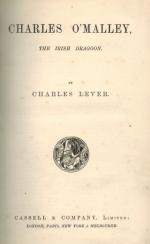 Lever, Charles O'Malley, The Irish Dragoon.