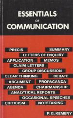 Kemeny, Essentials of Communication.