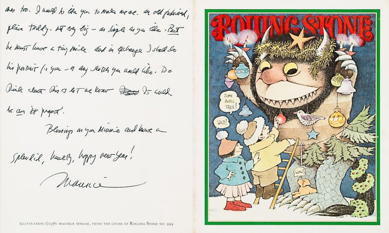 Sendak, Collection / Small Archive of two very rich and personal, handwrit