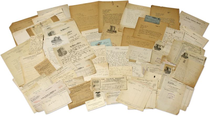 Levy, Archive / Collection of more than 300 letters, documents, ephemera, manusc