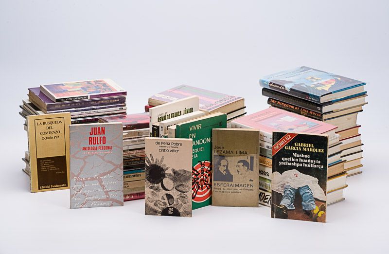 Amazing Collection with more than 400 Volumes of rare, out-of-print and often signed or inscribed books of 20th century Latin American Literature