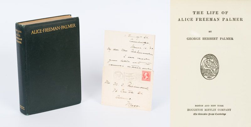 Palmer, Manuscript Letter, signed (MLS) by Alice Freeman Palmer