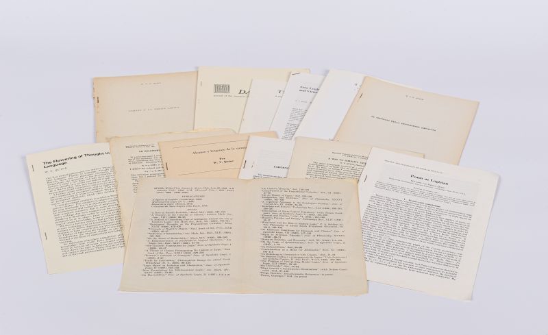 Collection of Rare offprints & Rare Books from the personal library of Philosopher Willard Van Orman Quine