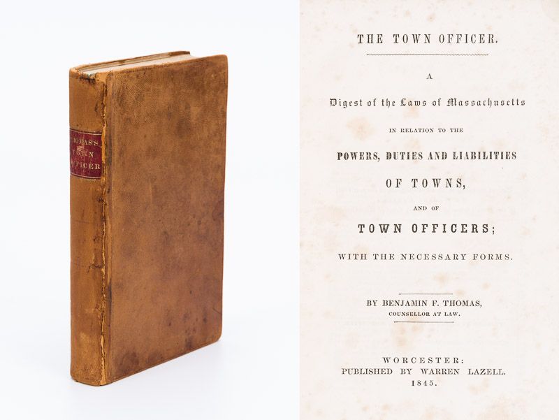 [Bradford, The Town Officer [With Manuscript annotations, inserted annotations,
