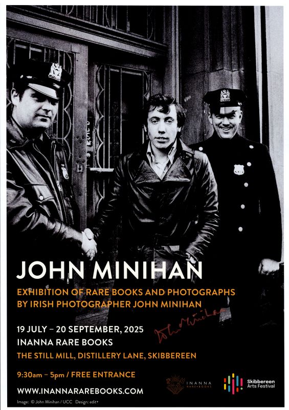 Minihan, Signed Poster from John Minihan’s Inanna Rare Books – Exhibition at The
