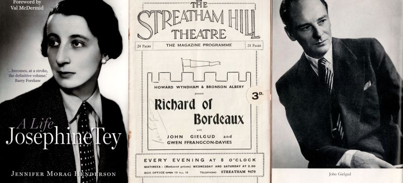 [Tey, Josephine Tey – John Gielgud Collection of stunning Association copies whi