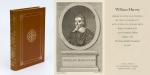 Original copper engraving portrait of english physician William Harvey