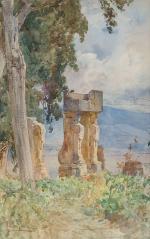 San Gallo, Italian Landscape with Etruscan Ruin.