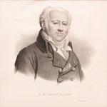 Original, early 19th-century portrait of french physician and cardiologist, Jean