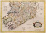 Hondius - Hibernia Pars Australis [The rare southern half of Hondius' Map of Ireland