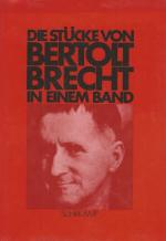 Brecht, Die Stuecke von Bertolt Brecht in einem Band.