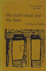 Currie, The Individual and the State.