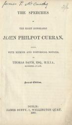 [Curran, The Speeches of the Right Honorable John Philpot Curran.