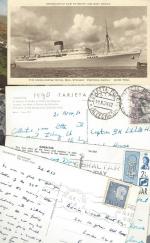 Collection of seven (7) manuscript postcards; correspondence between Captain B.H