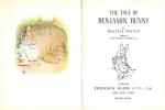 Beatrix Potter, The Tale of Benjamin Bunny.