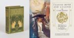 Myth and Legend in Literature and Art. Collection of six Volumes in breathtaking Arts and Crafts bindings