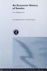 Magnusson, An Economic History of Sweden.