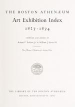 Perkins Jr., The Boston Athenaeum Art Exhibition Index – 1827 – 1874.