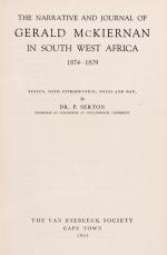 McKiernan, The Narrative and Journal of  Gerald McKiernan In South West Africa, 