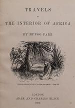 Park, Travels in the Interior of Africa.