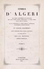 Galibert, Storia d' Algeri. Dal Primo Stabilimento De' Cartaginesi Fino Alle Ult