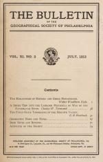 The Geographical Society of Philadelphia, The Bulletin of The Geographical Socie