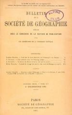Société De Géographie, Bulletin de la Société de Géographie.