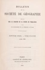 Société De Géographie, Bulletin de la Société de Géographie.