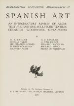 Tatlock, Spanish Art – AnIntroductory Review of Architecture, Painting, Sculptur