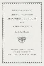Bright, Clinical Memoir on Abdominal Tumours and Intumescence.
