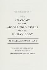 Cruikshank, The Anatomy of the Absorbing Vessels of the Human Body