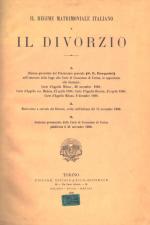 Borgnini, Il Regime Matrimoniale Italiano e Il Divorzio.